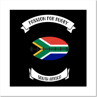 South Africa rugby design Posters and Art